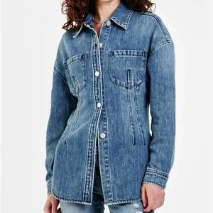 NEW DEAR JOHN DENIM joanna button front denim in cosmo